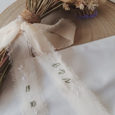 Fitas Personalizadas Bordadas à Mão Fitas Personalizadas Bordadas à Mão