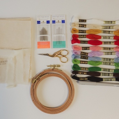 Kit de Material de Bordado