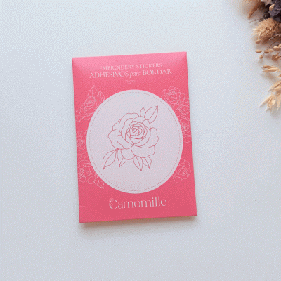 Adesivos Hidrossolúveis para Bordar — Motivos Florais