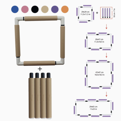 Barras de Extensão 18 cm para Snap Frame NURGE