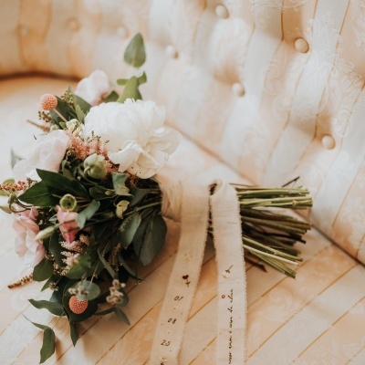 Fitas Bouquet Bordadas à Mão