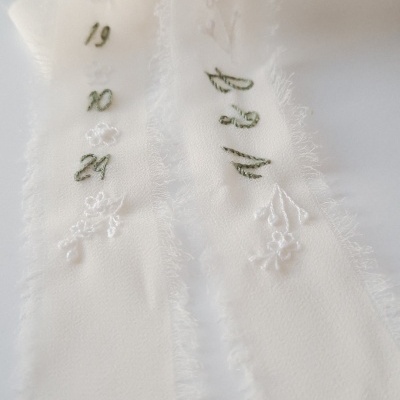 Fitas Personalizadas Bordadas à Mão Fitas Personalizadas Bordadas à Mão