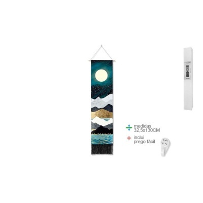 Dec. Parede Algodão Vários Modelos 32,5x130cm Dec. Parede Algodão Vários Modelos 32,5x130cm