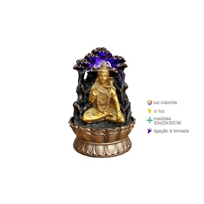 Fonte Resina  C/ Luz Vários Modelos  20x20x30cm