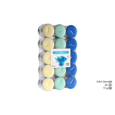 Velas Tea Light 30 Anti-Tabaco