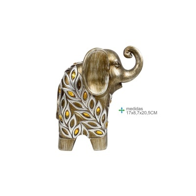 Elefante Resina 17x8,7x20,5cm