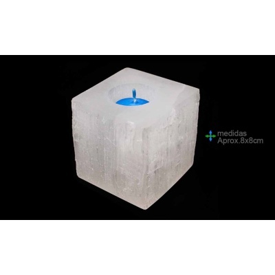 Porta Velas Selenita Vários Modelos e Tamanhos