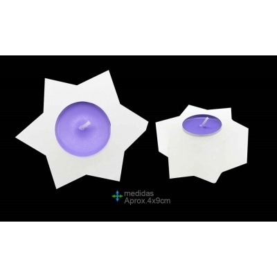 Porta Velas Selenita Vários Modelos e Tamanhos