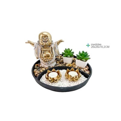 Jardim Zen Resina 26x26x16,2cm