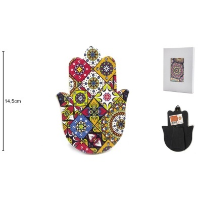 Mão Fátima Cerâmica Vários Modelos  10,5x14,5cm