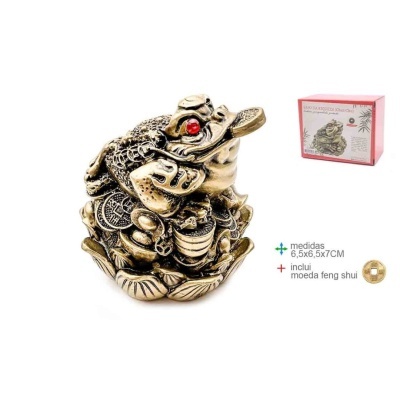 Sapo Resina Kaeru 6.5x6.5x7cm