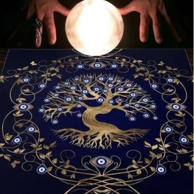 Toalha Tarot  Vários Modelos 75x75cm