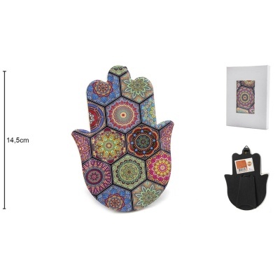 Mão Fátima Cerâmica Vários Modelos  10,5x14,5cm