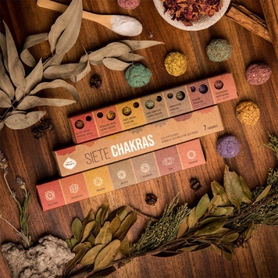 Bombitas defumação ativada 7 chakras da Sagrada Madre