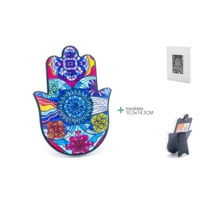 Mão Fátima Cerâmica Vários Modelos  10,5x14,5cm