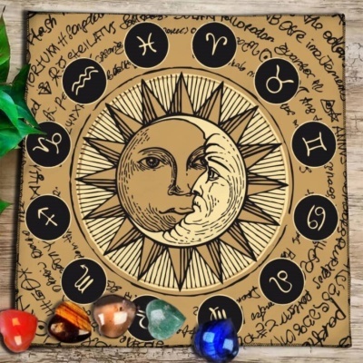 Toalha Tarot  Vários Modelos 75x75cm