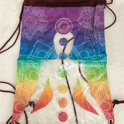 Mochila Poliester Transparente 43x31 cm