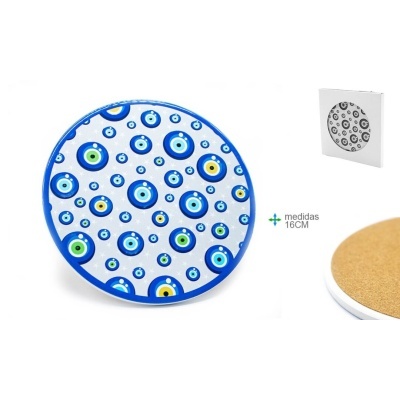 Base de Cerâmica Olho Turco 16cm