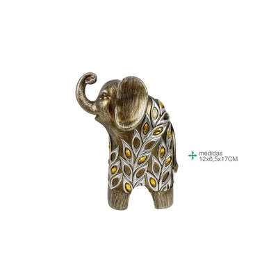 Elefante Resina 17x8,7x20,5cm