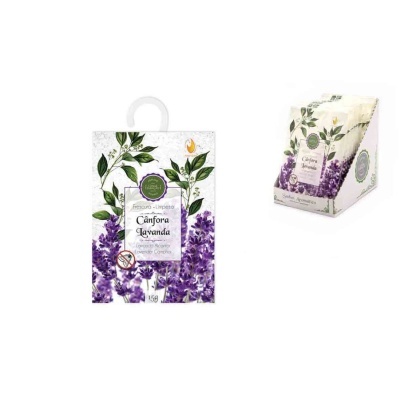 Sachet Lavanda e Cânfora c/cab 15gr