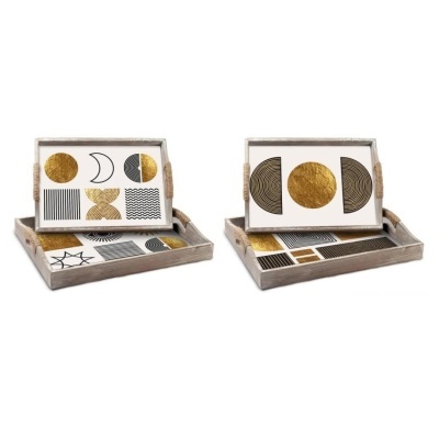 Tabuleiro 2 modelos Glamour 40x30x6CM