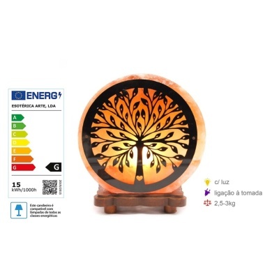 Candeeiro de Sal Árvore Vida e outros  2,5-3Kg