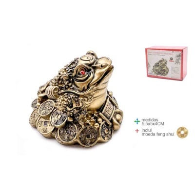 Sapo Resina Kaeru 5.5x5x4cm