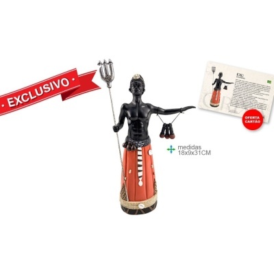 Orixá Exú 18x9x31cm Orixá Exú 18x9x31cm