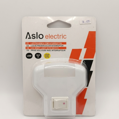 Luz presença com interruptor