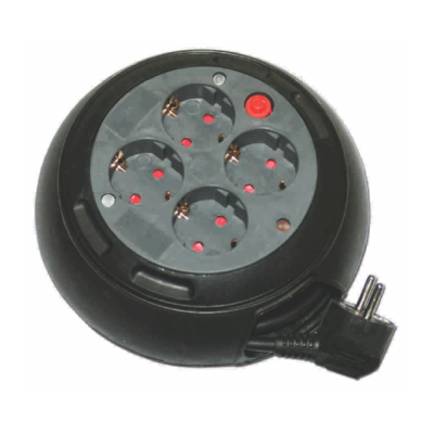 Extensão eléctrica com enrolador 4Mt x 1,5mm PECFIX