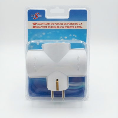 Adaptador - 3 Tomadas - 6113