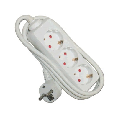 Extensão eléctrica tripla 1,5Mt x 1,5mm PECFIX