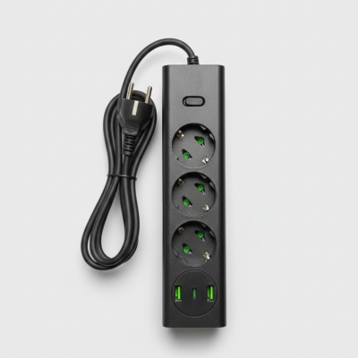 Ficha 2500W c/USB e Type-C