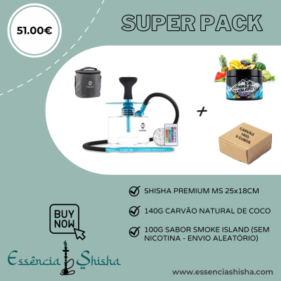 PACK SHISHA PREMIUM MS MIGNON 25X18CM