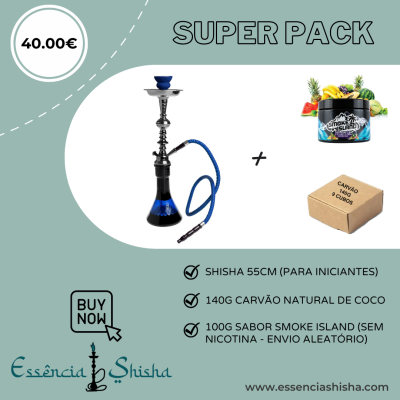 PACK SHISHA 55CM