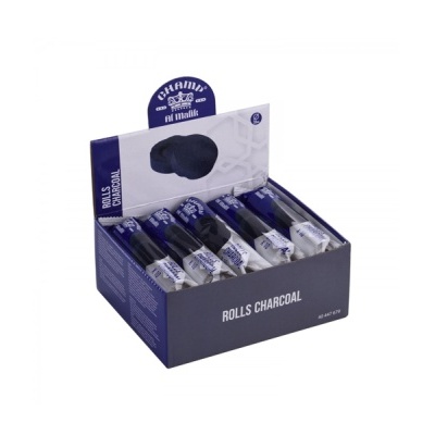 CAIXA CARVÃO AUTO ACENDIDO 33MM (10 PASTILHAS)