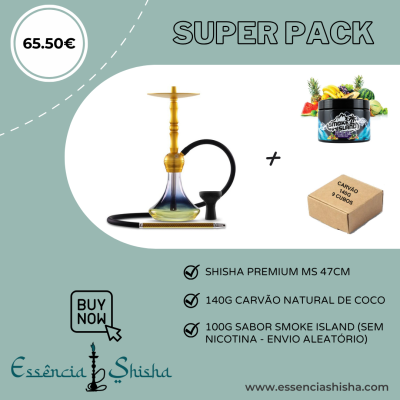 PACK SHISHA PREMIUM MS BEIRUT 47CM