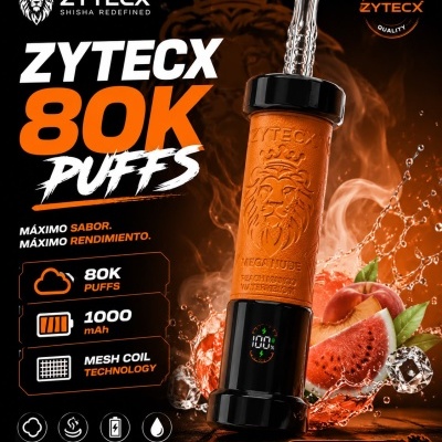 VAPE DESCARTÁVEL - 80000 PUFFS - PÊSSEGO, MANGA E MELANCIA