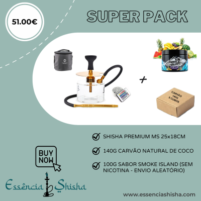 PACK SHISHA PREMIUM MS MIGNON 25X18CM