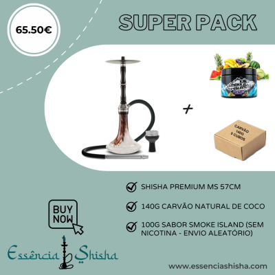 PACK SHISHA PREMIUM MS NOVA FUSEE 57CM