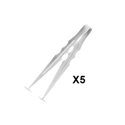 Pack 5 Pinças Premium Cinza
