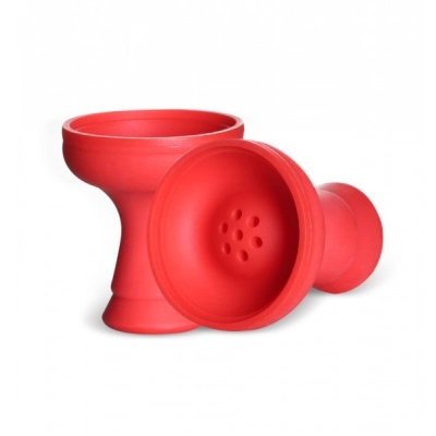 CABEÇOTE SILICONE 7 FUROS VERMELHO