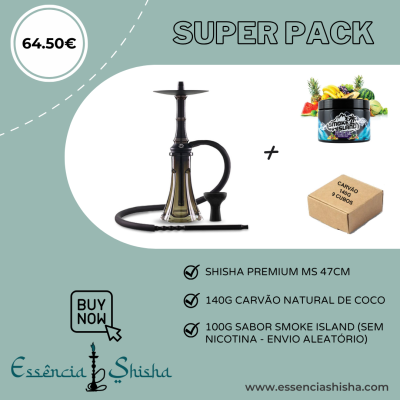 PACK SHISHA PREMIUM MS CAMELIA JR 47CM