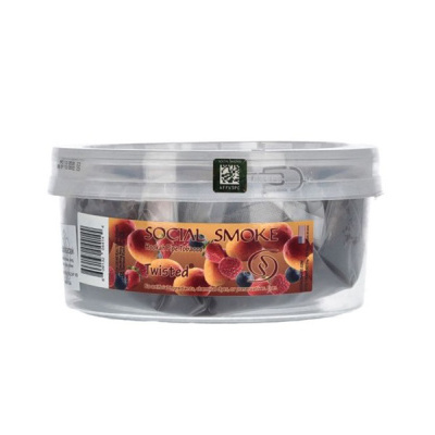 SOCIAL SMOKE TWISTED 100G (MANGA, MORANGO, FRAMBOESA E MIRTILO)