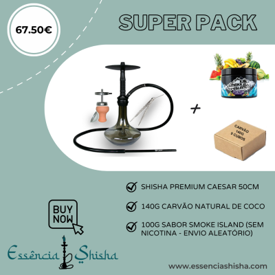 PACK SHISHA PREMIUM CAESAR 50CM