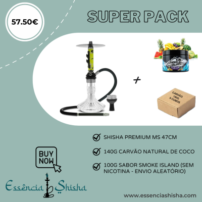 PACK SHISHA PREMIUM MS RACING 47CM
