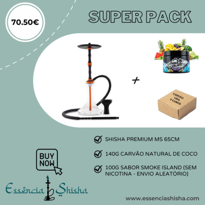 PACK SHISHA PREMIUM MS DAY&NIGHT 65CM