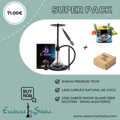 PACK SHISHA PREMIUM 75CM