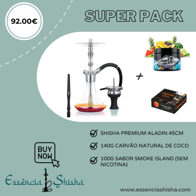 PACK Shisha Premium ALADIN MVP360 45CM