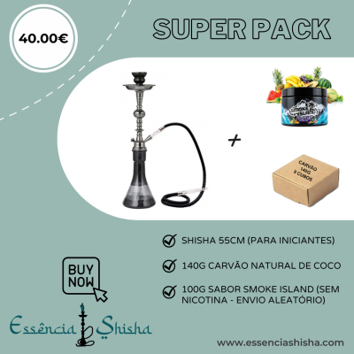 PACK SHISHA 55CM